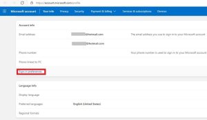 Hotmail تسجيل الدخول إلى Outlook تفضيلات تسجيل الدخول