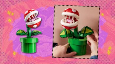 محطة Lego Super Mario Piranha هي 12 دولارًا في Amazon
